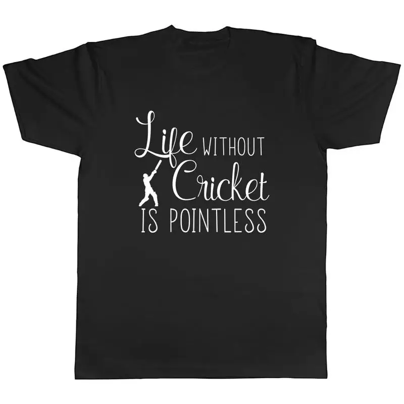 

Мужская футболка унисекс Life without Cricket is Pointless