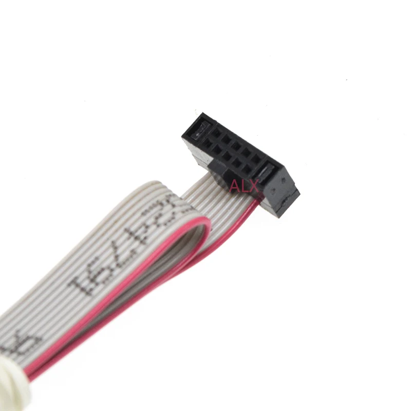 1Pcs Fc-Fd Dc4 Idc 1.27mm Pitch Male To Female Connector 10/20 Pin Flat Ribbon Download Data Cable