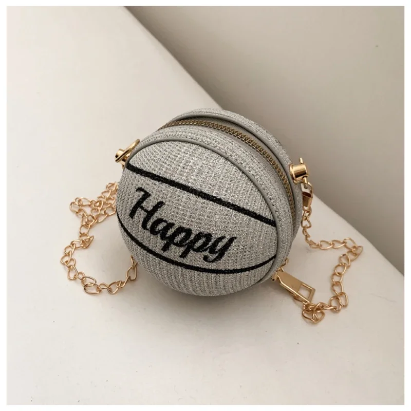 PVC Circular Shoulder Party Bags Letter Zipper Fashion Bags for Women 2024 High Quality Bolso De Fiesta De Hombro Para Mujer