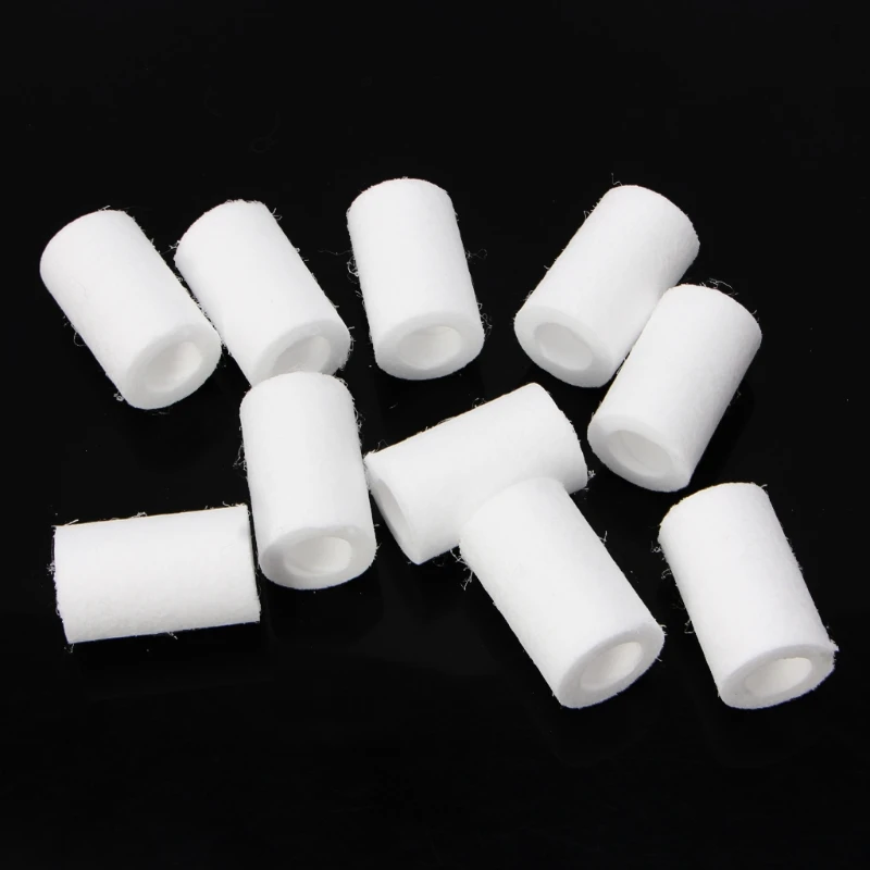 10 Pieces PP Cotton Filter Element Shower Water Filter Water Outlet Purifier Cotton for Kitchen Bathroom Shower Faucet