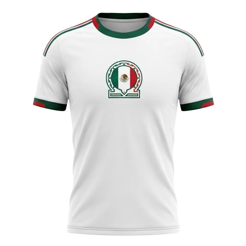 2026 Mexican  Design Football Jersey Fan Friendly Comfort Hot Sale Breathable Quick Drying Casual Sports Family Kids  Tees