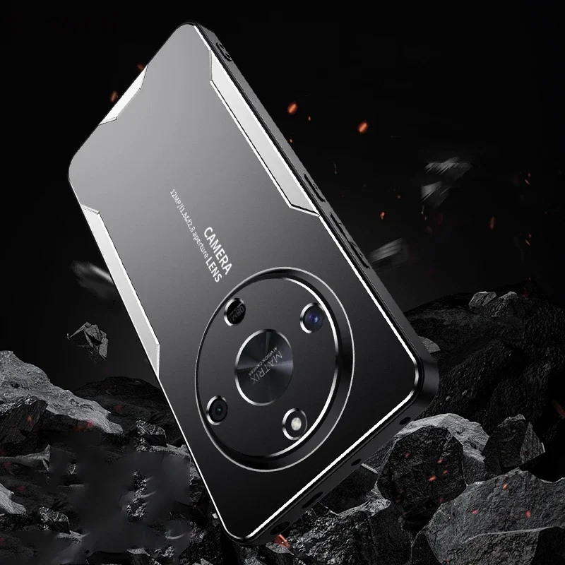 Aluminum Alloy Back Cover Case for Honor Magic 7 Pro Magic 6 Lite 4 5 Pro Honor 300 X9A X9B X8A X8B X7A Seismic Protective Shell