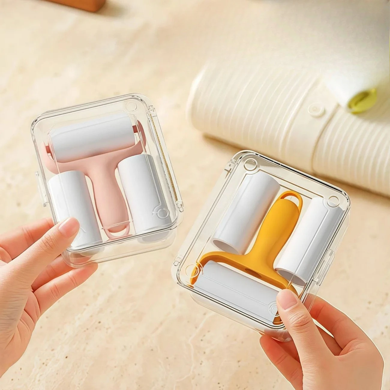 Mini Velcro Drum Tearable Replacement Paper Small Portable Roll Brush Hair Cat Hair Adhesive Tool