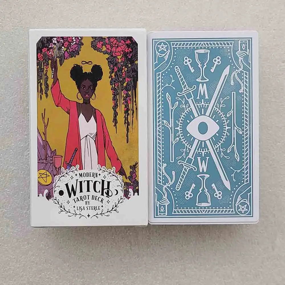 12x7 cm Modern Witch Tarot Card Game Paper Manual