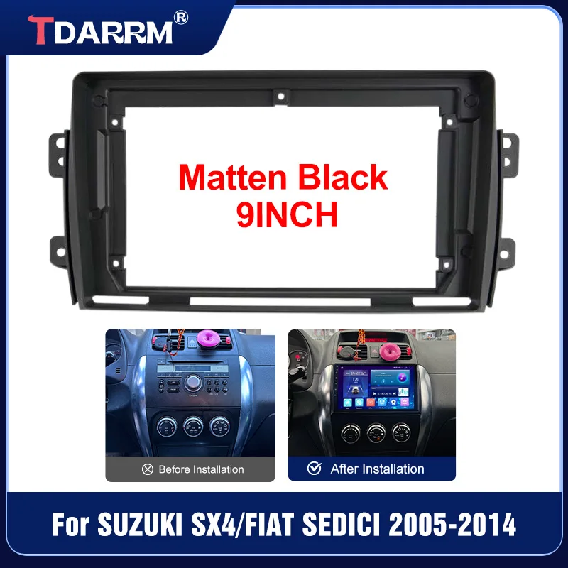 

Для SUZUKI SX4/FIAT SEDICI 2005-2014 автомобильный радиоприемник Fascias Android стереоплеер 2 Din головное устройство панель приборная панель установка отделка
