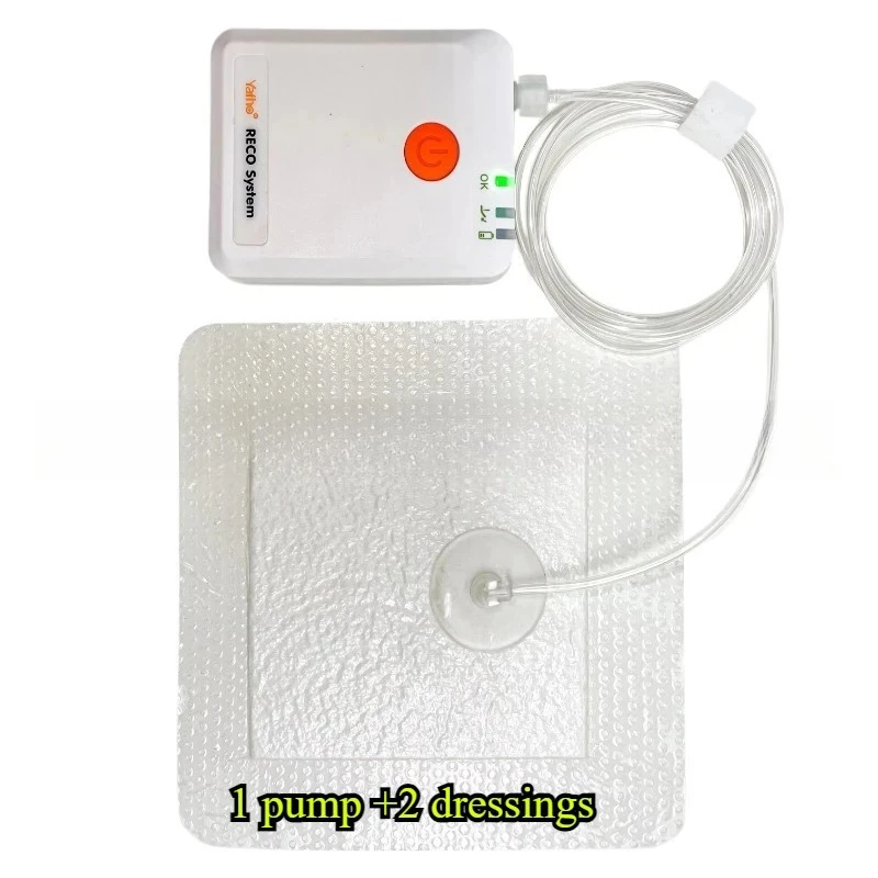 

【Best 】Negative pressure wound therapy system VAC NPWT device with disposable canister 140ml & 450ml NPWT dressing kit square