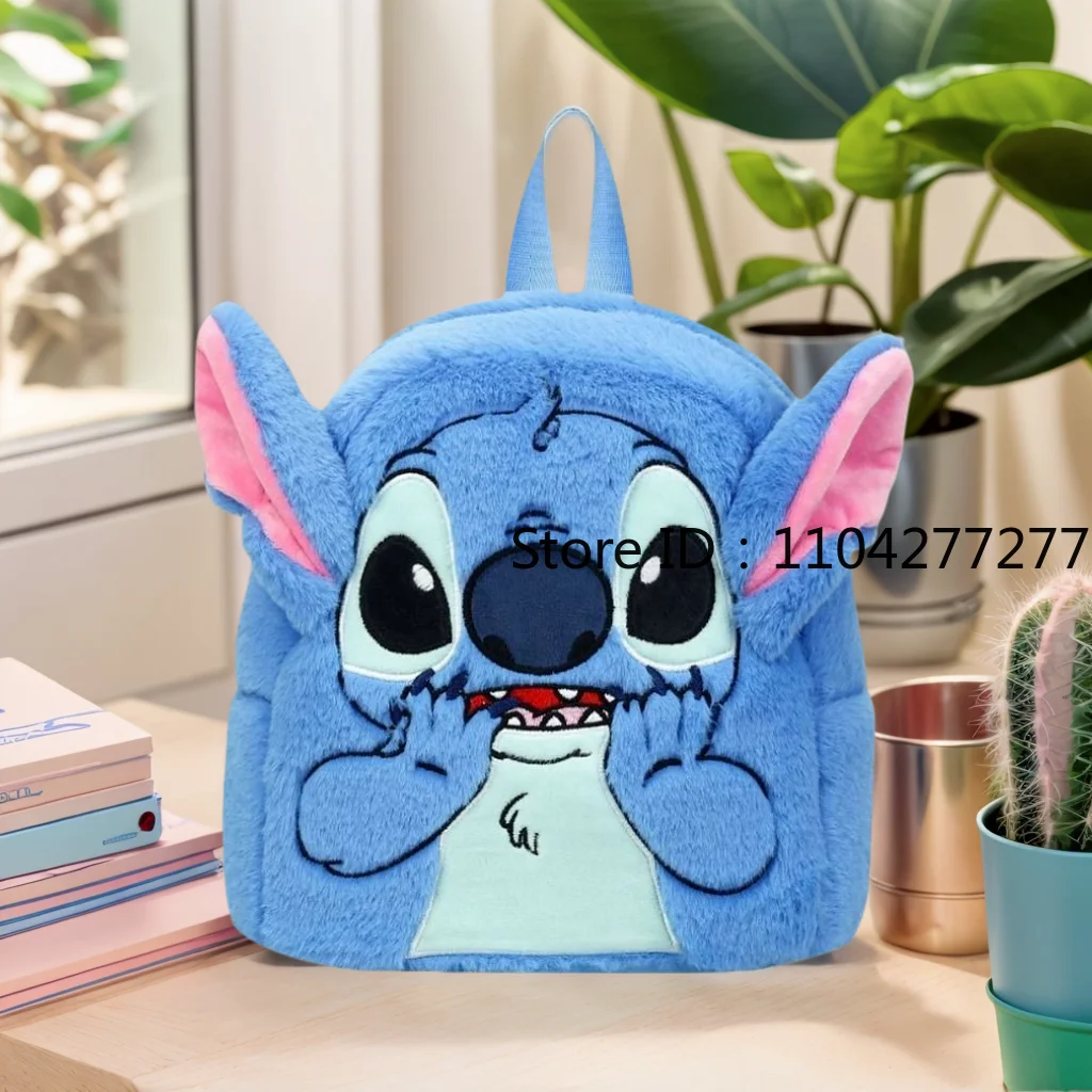 أنيمي غرزة حقيبة للأطفال طالب الأطفال الكرتون بلوشي لينة سعة كبيرة حقيبة المدرسة حقيبة رياض الأطفال هدية للأطفال