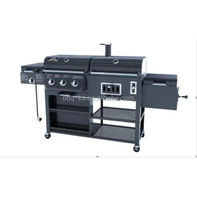 Commercial Gas and Charcoal Barbecue Outdoor Grill