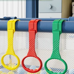 Baby Crib Pull Ring Resist Fall Down Baby Stand Up Ring Security Protection Hanging Walking Assistant Rings For Baby