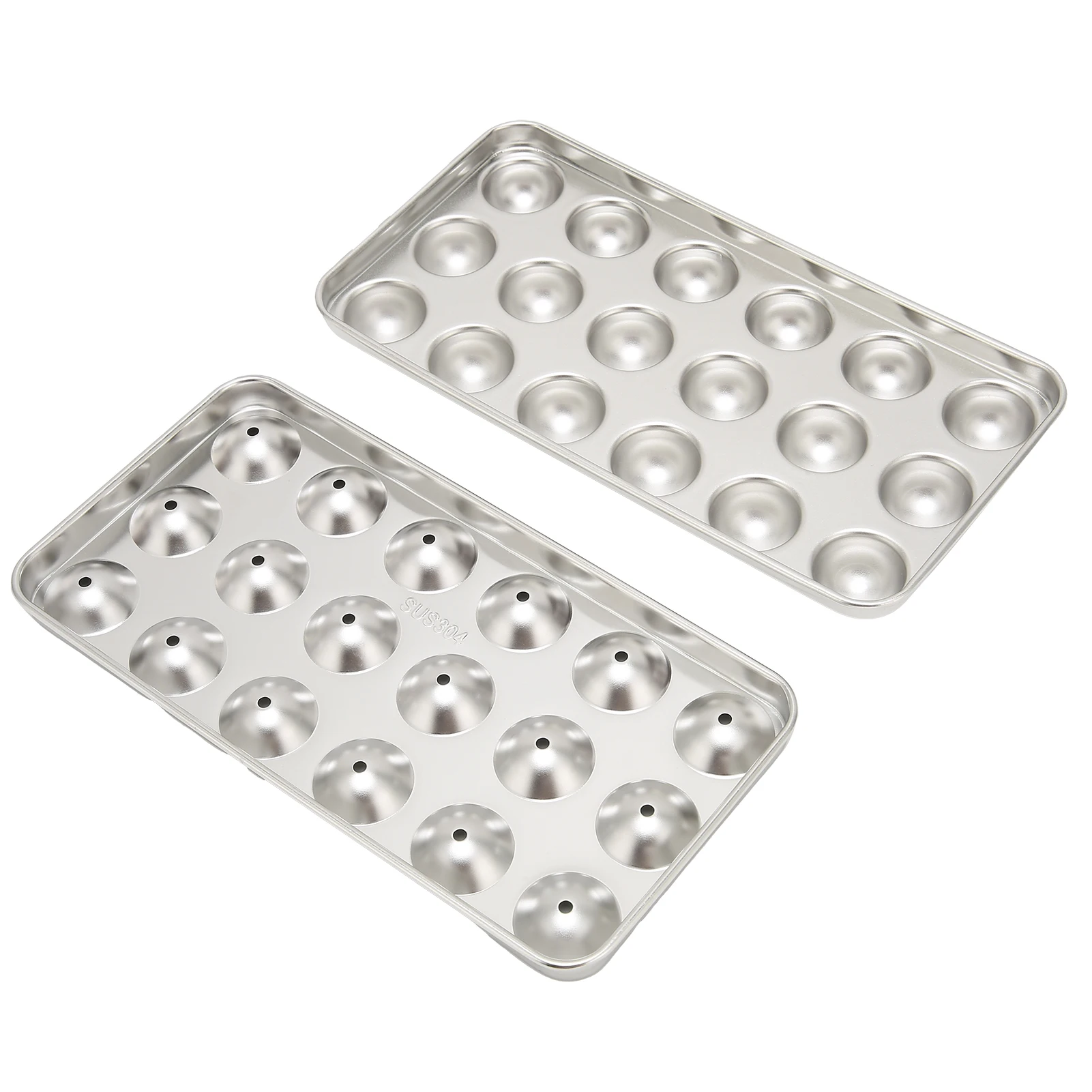 304 Stainless Steel Ice Tray Mold Ice Cube Cooling Ball for Wine Beverage Bar Restaurant