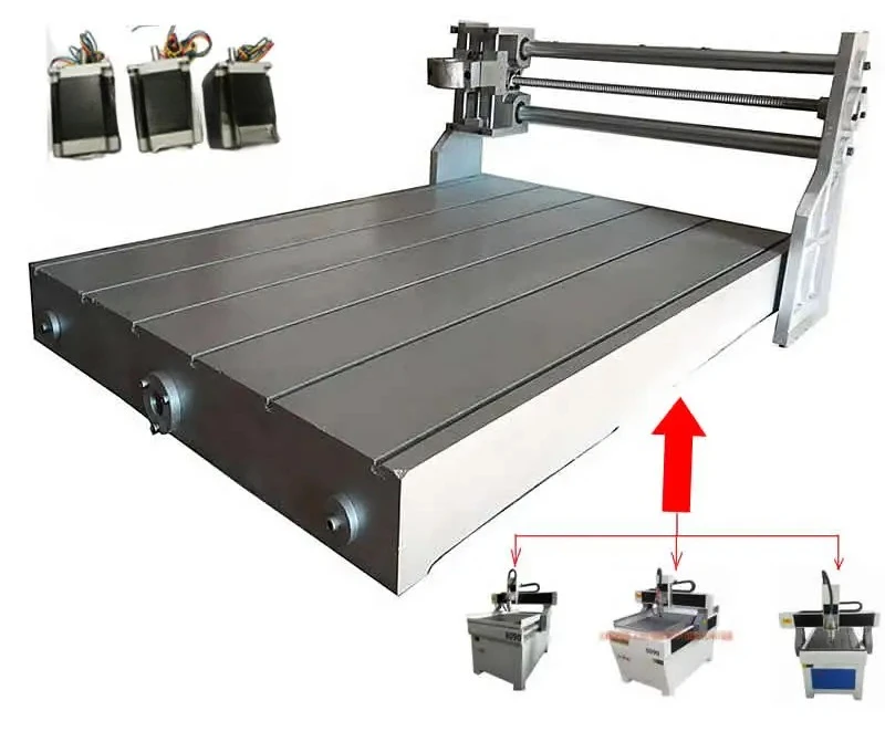 Full Cast Iron 9060 with Lead Screw Motor Optional 600x900mm Wood Steel Engraving Cutting Machine DIY Customized Castings 6090
