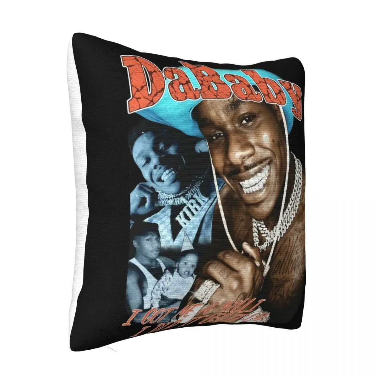 Dababy I Got Me A Milli I Did It Legitly Hip Hop Rapper Blck High Quality Personality Pillow Case