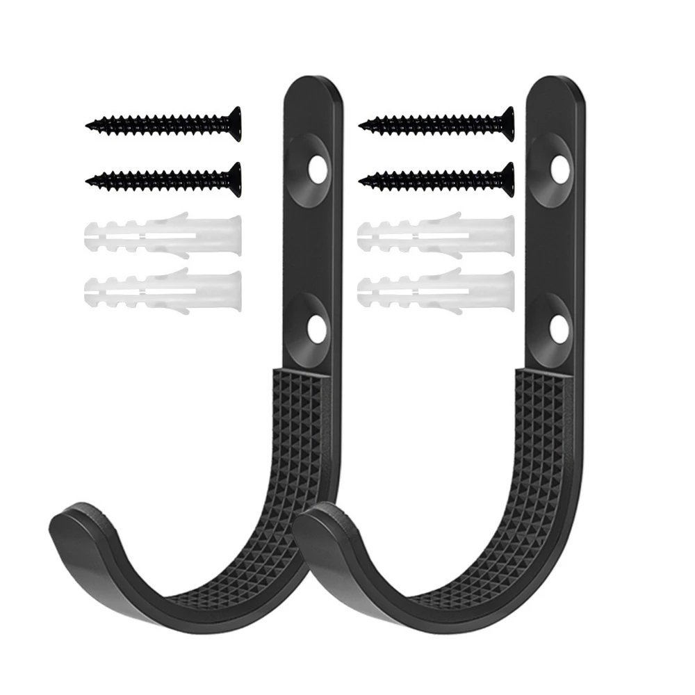 2 Pcs RV Accessories and Decoration Universal Hook Wall Mounted Storage Horizontal Metal Display Hook Gun Cleaning Kit