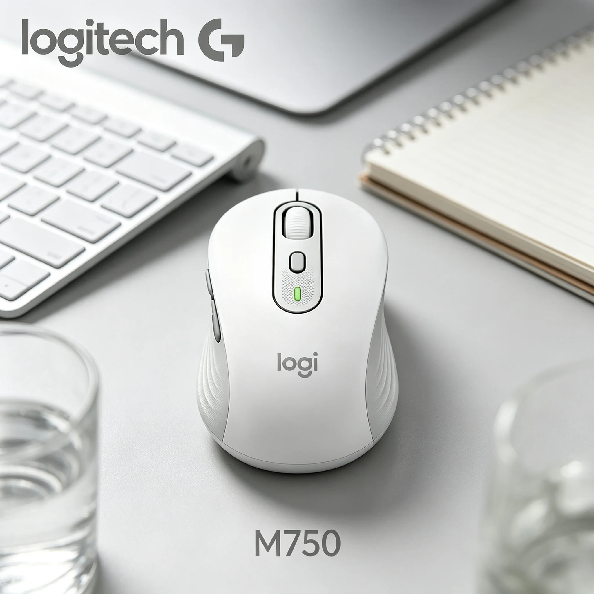 Logitech M750 Adjustable Tracking Wireless Mouse Precise Aim For CS FPS Game And Fine Contract Text Modification Work
