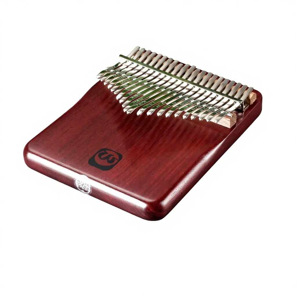 Waltert21 Kalimba de Pulgar de 21 Tonos, de Material de Flor de Saflower y Pera, Color Morado, Instrumento Musical de Caja, Hecho en China Continental, Instrumento de Dedo