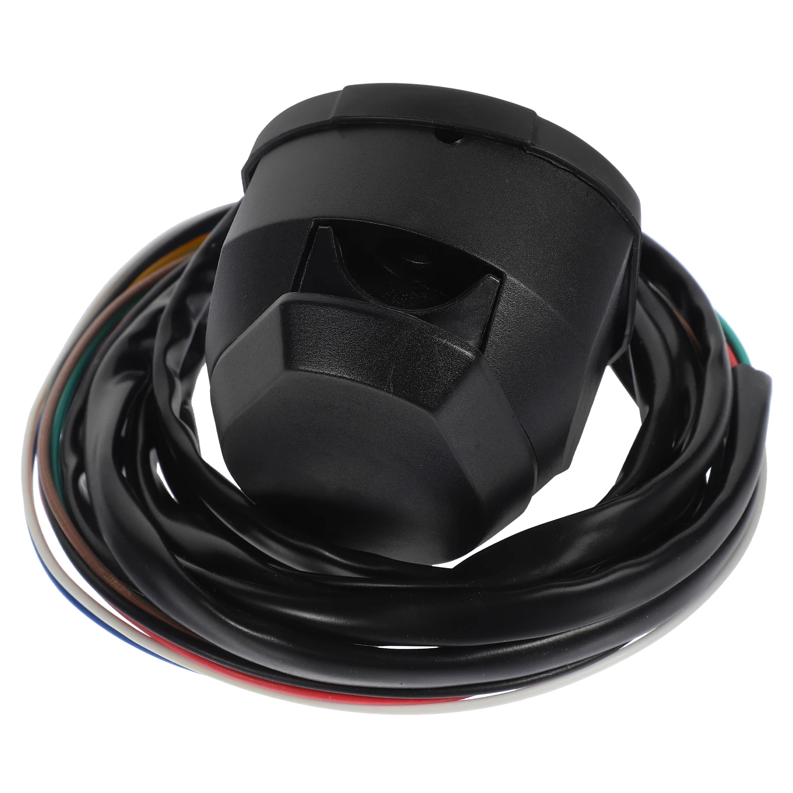 

7 Pin Trailer Plug Adapter Wiring Harness Connector Socket Flat Cable Durable Plastic European Style Light Plug Accessories For