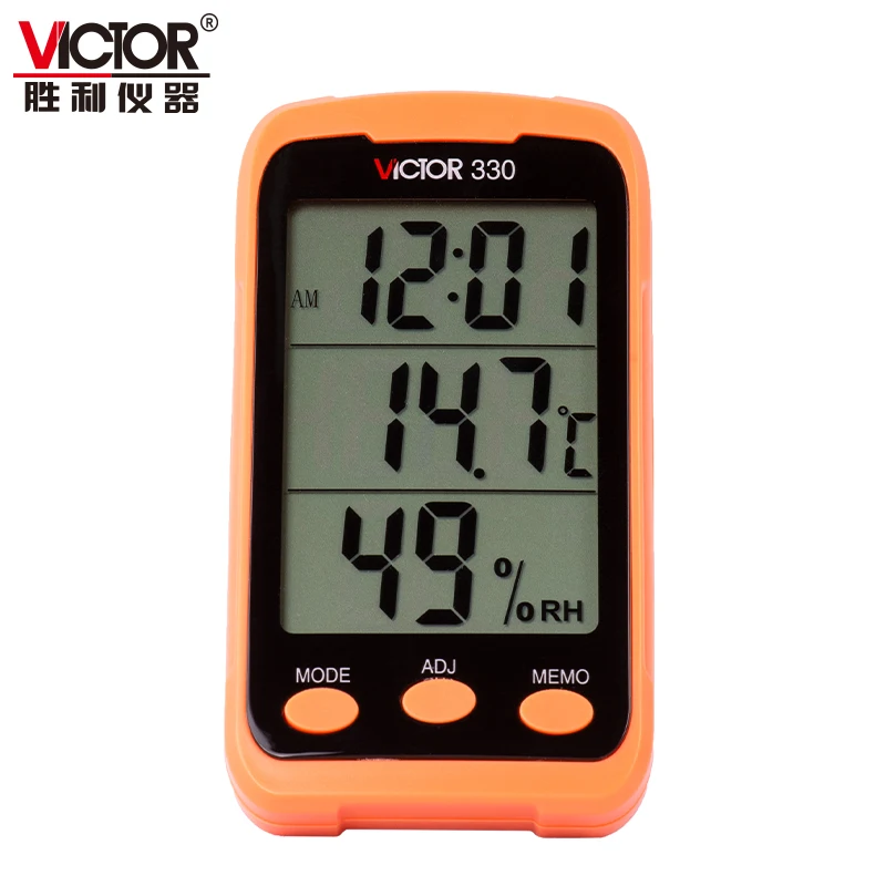 New 330 Hot sale Thermometer Digital Indoor Humidity m humidity meter for Home Office Clock