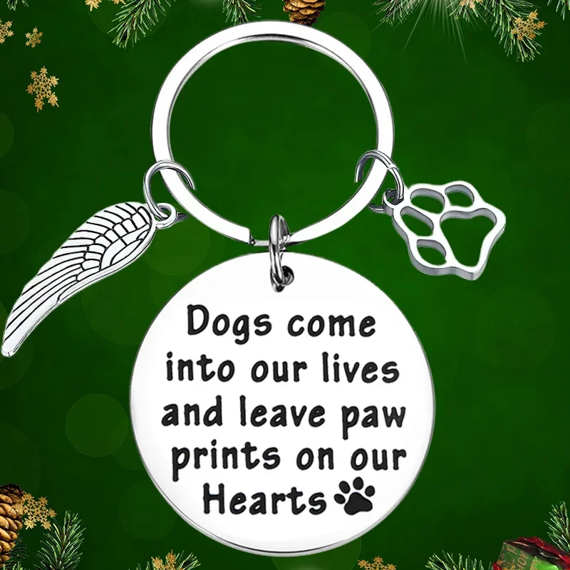 Dog Memorial Gifts Keychain Pendant Loss of Dog Key Chain Sympathy Gift Memorial Dog Bereavement Gifts Dog Owner Gifts