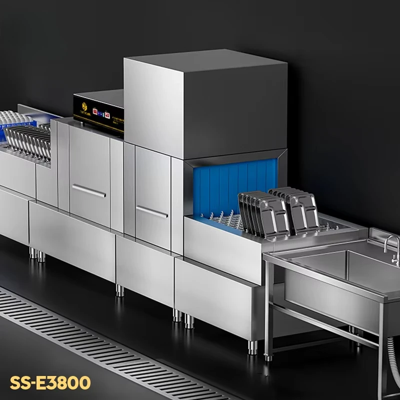 Full Automatic Restaurant Dishwasher for Commercial Hotel & Restaurant Kitchen Wash Dishes Machine for Optimal Efficiency