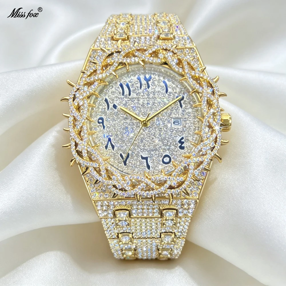 Luxury Watch Sale - Missfox Quartz Watches For Men Flower