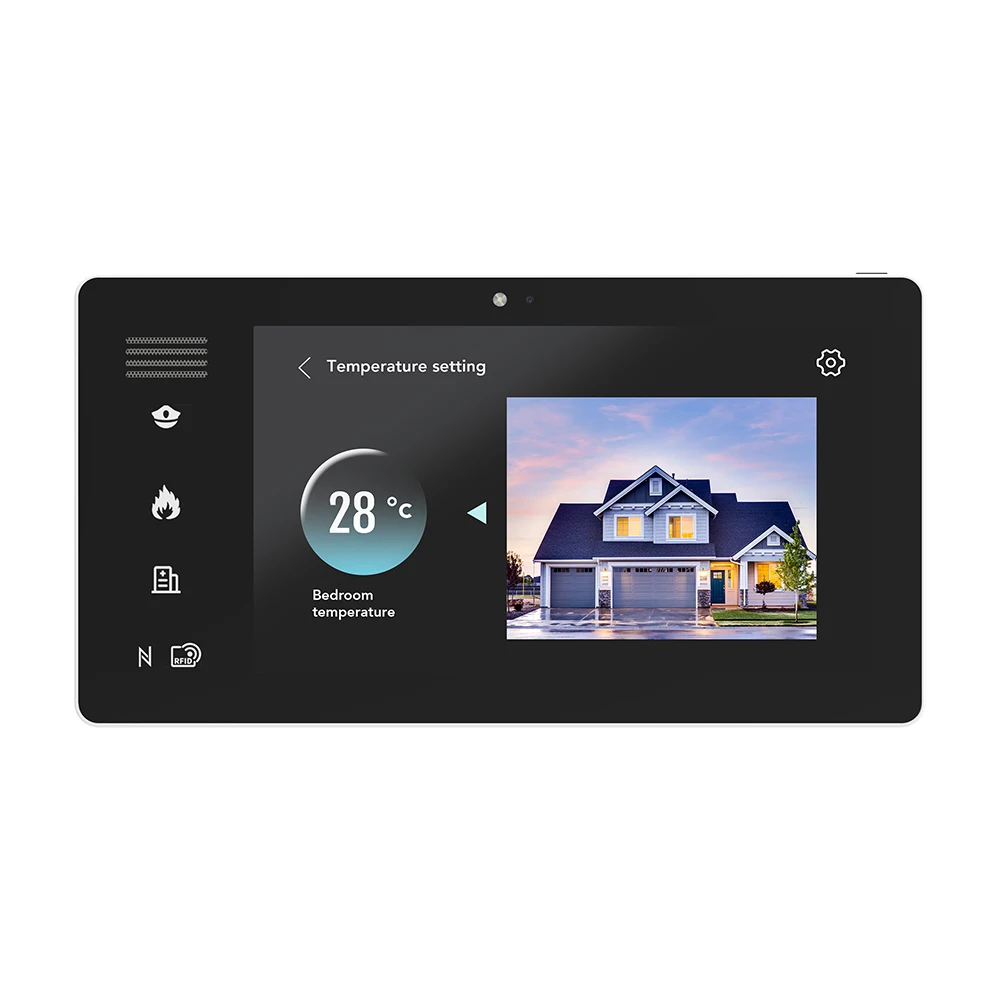 Supporto per tablet regolabile da parete tuya zigbee smart home pannello di controllo lcd mini tablet android a parete