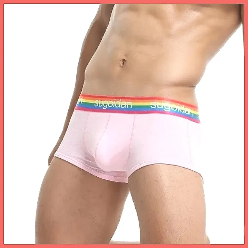 

Men's Low Rise Cotton Boxer Shorts, U-Convex Seamless & Breathable Underwear