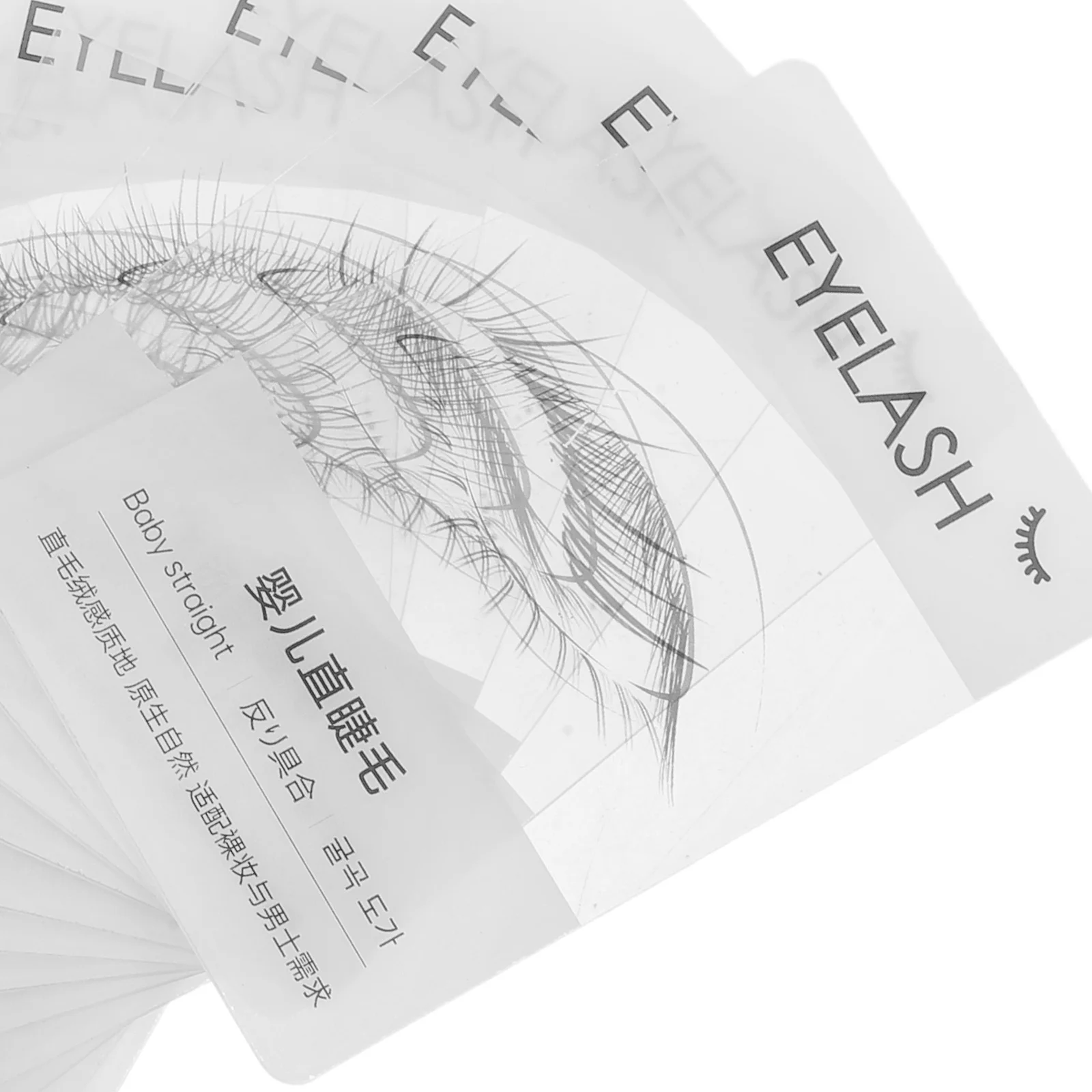 Outil d'exposition de cils 12 pièces: panneau d'affichage de cils Portable pour une comparaison rapide de styles et des essai d'extension sans déchets-faux cils