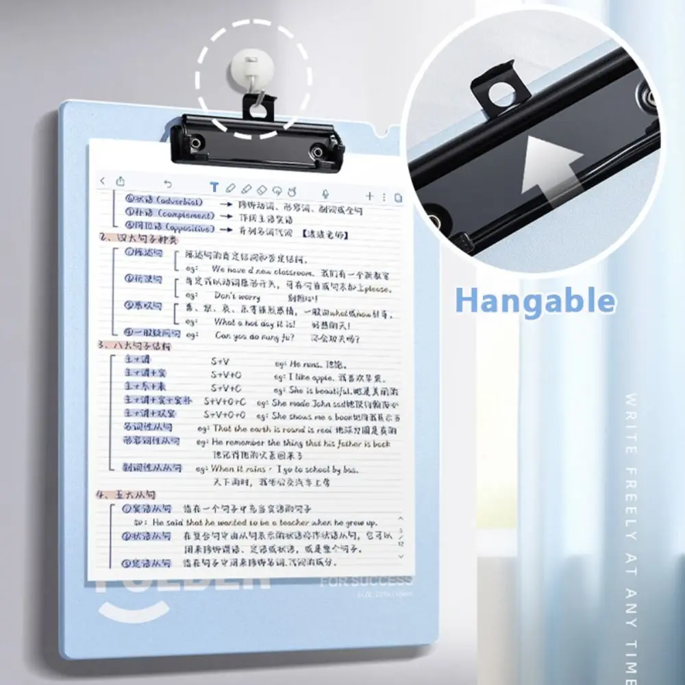 

Простая пластиковая папка для файлов формата А4, утолщенная подвесная буфер обмена, органайзер для документов, бумаги, студентов