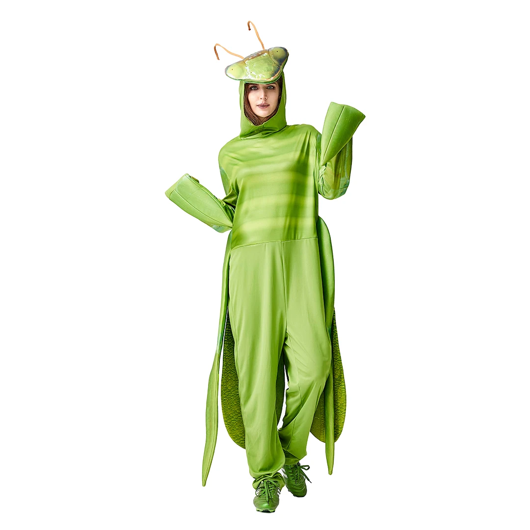 Halloween Costumes Men Women Praying Mantis Adult Costume Green