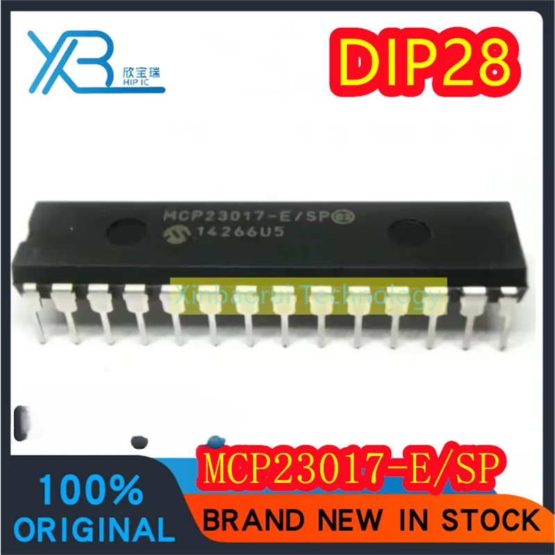 

(3/30 pcs) MCP23017-E/SP MCP23017 Direct Plug DIP-28 I/O Expander Chip 100% Brand New Original Electronics Spot