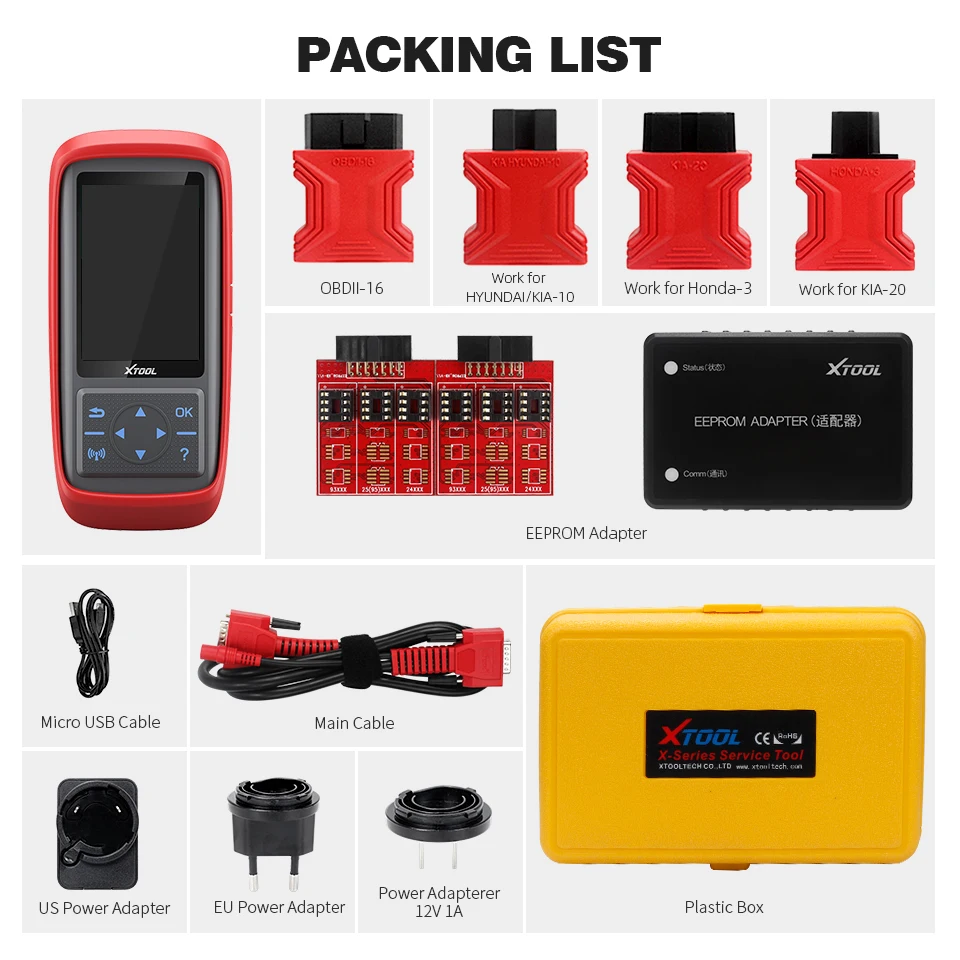 

XTOOL X100 PRO3 Auto Key Programmer OBD2 Code Reader IMMO Programming More Functions than X100 PRO2 X100PRO Free Update