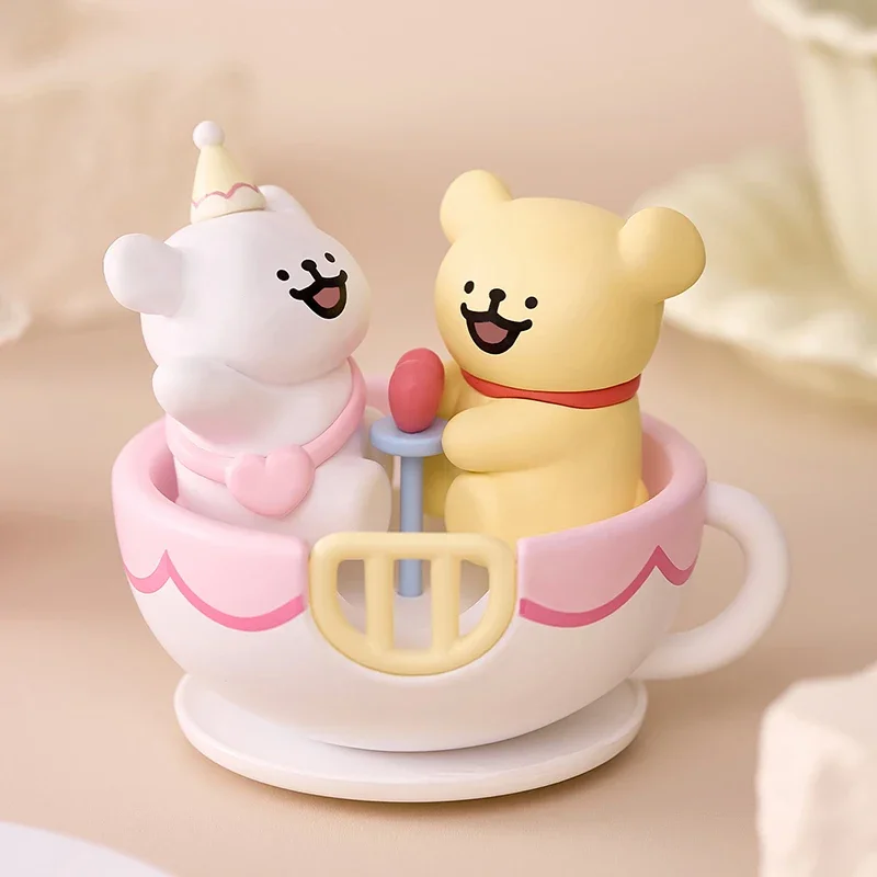 PLZDOT maltés hacer una serie de memoria caja ciega juguetes Kawaii Anime figura de acción sorpresa caja misteriosa muñecas niñas regalo