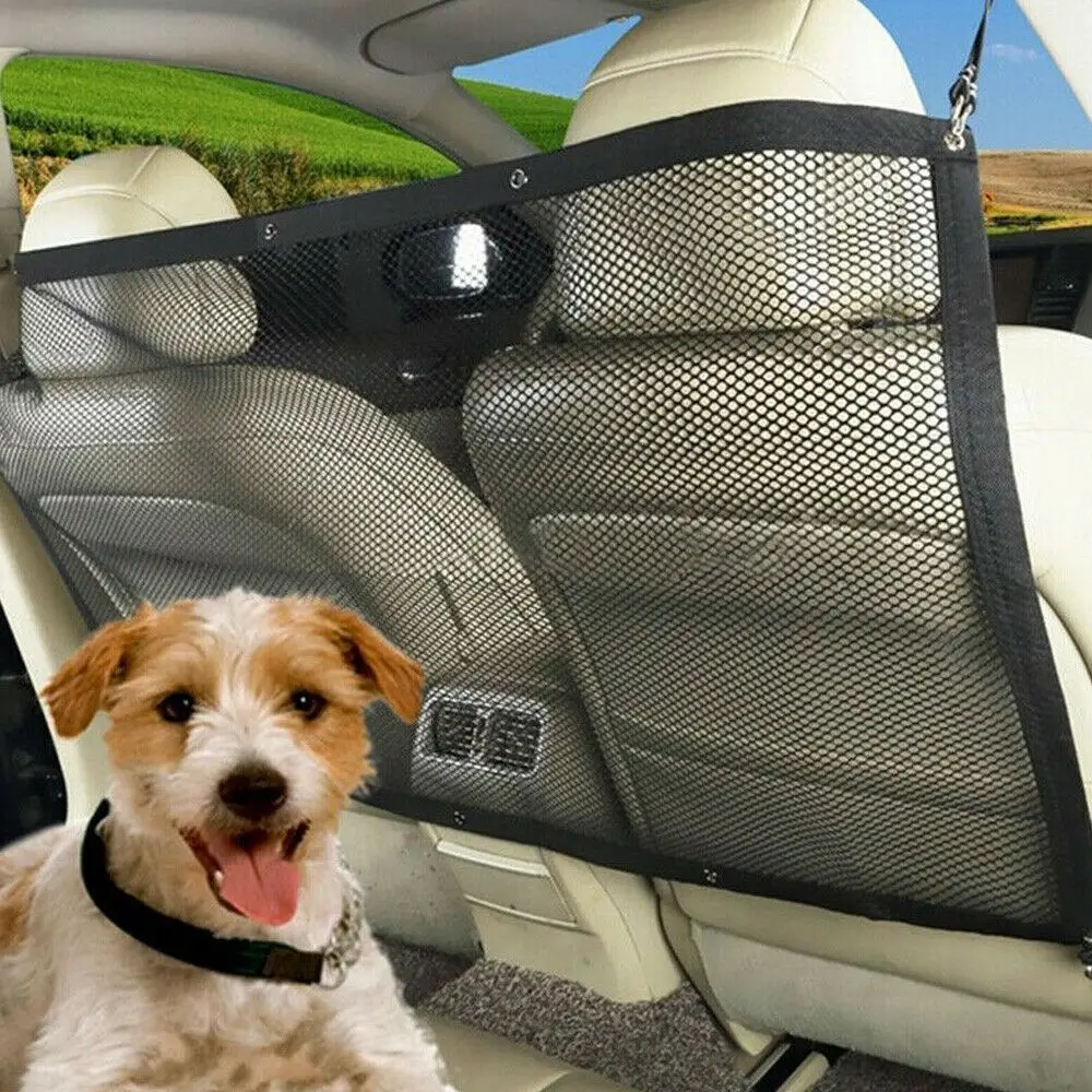 Protector Mesh Car Pet Separation Net Safety Mesh Protector Car Front Seat Guard Protection Net Car Safety Dog Barrier