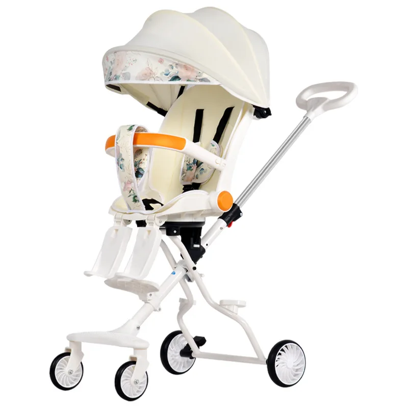 Stroller Carrinho De Bebe Reversible Trolley Prams Travel Baby Luxury High Landscape Baby Seat Rotation