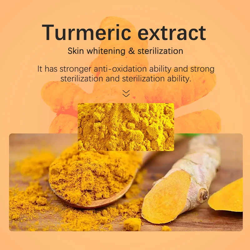 110g Turmeric Face Soap Acne Treatment Lighten Dark Spots Black Skin Whitening Moisturizing Handmade Bath Soap Body Care LIYALAN