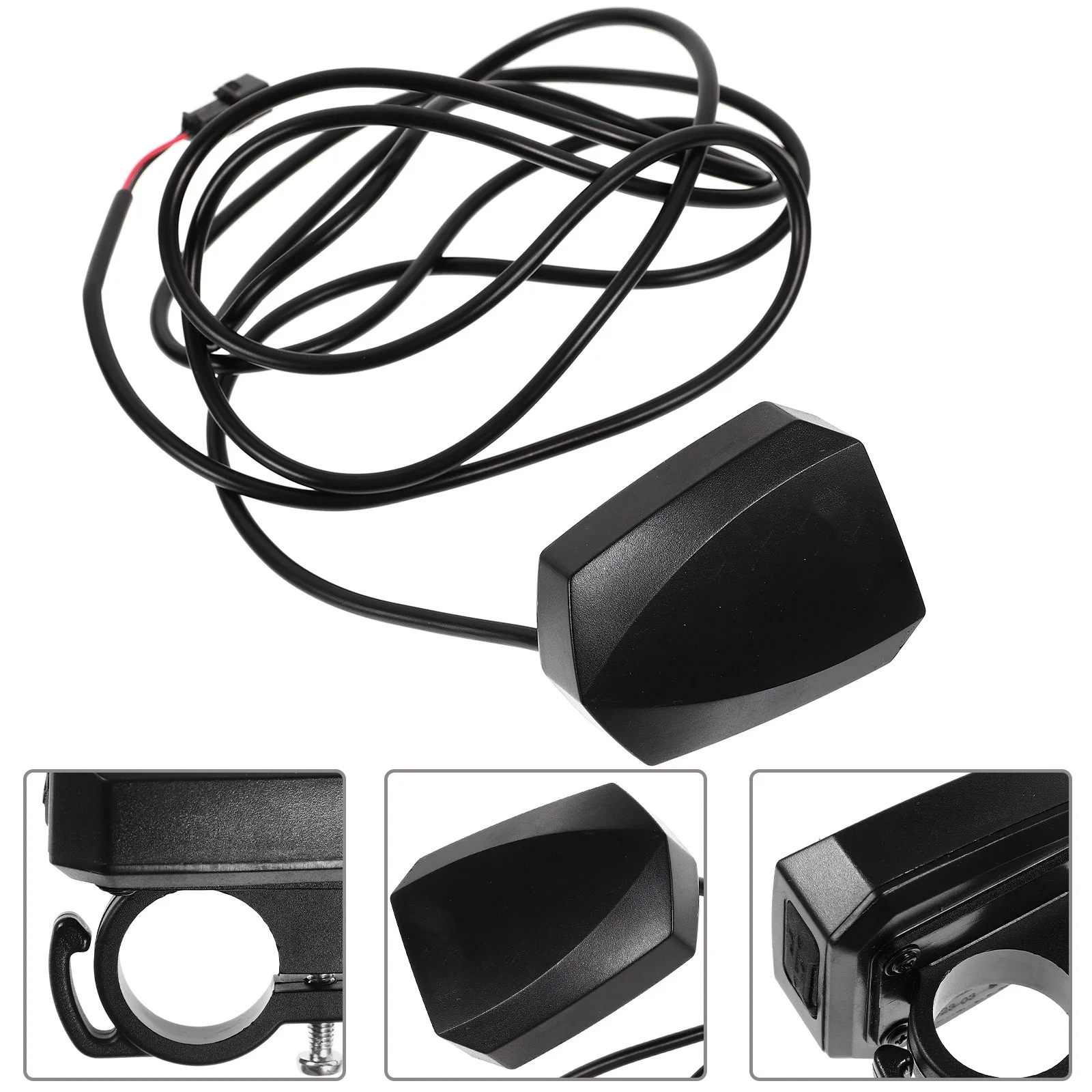 

Waterproof Usb Motorcycle 12V-80V Dual Usb Power Adapter For Bike Dust Rain Fog Protection Black