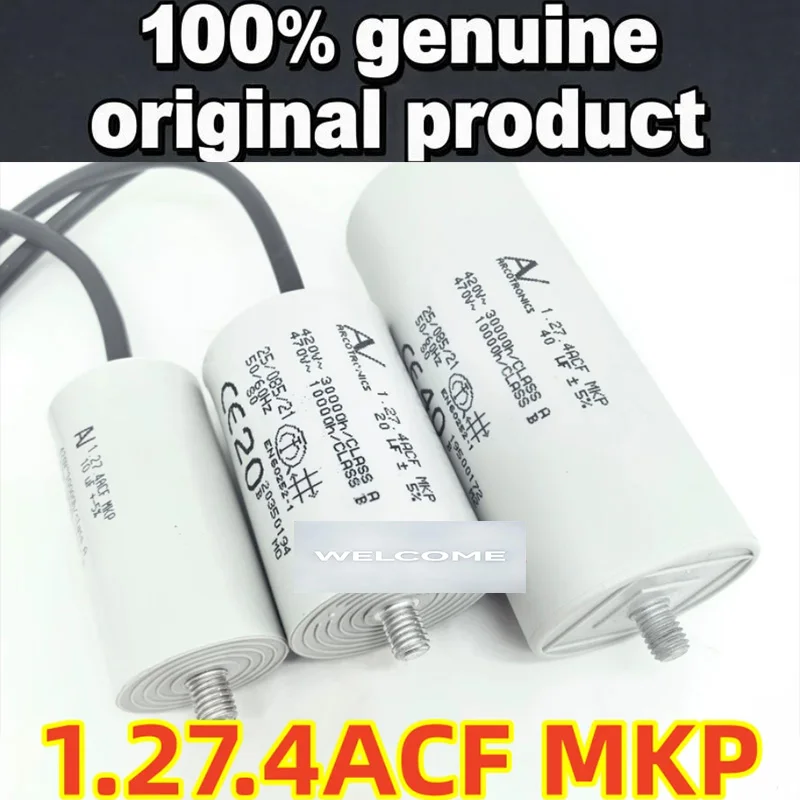 1pcs 100% Original ARCOTRONICS AV1.27.4ACF MKP 1.5uf2uf345678uf10uf12uf15uf20uf30uf40uf Starting Capacitor, without bolts