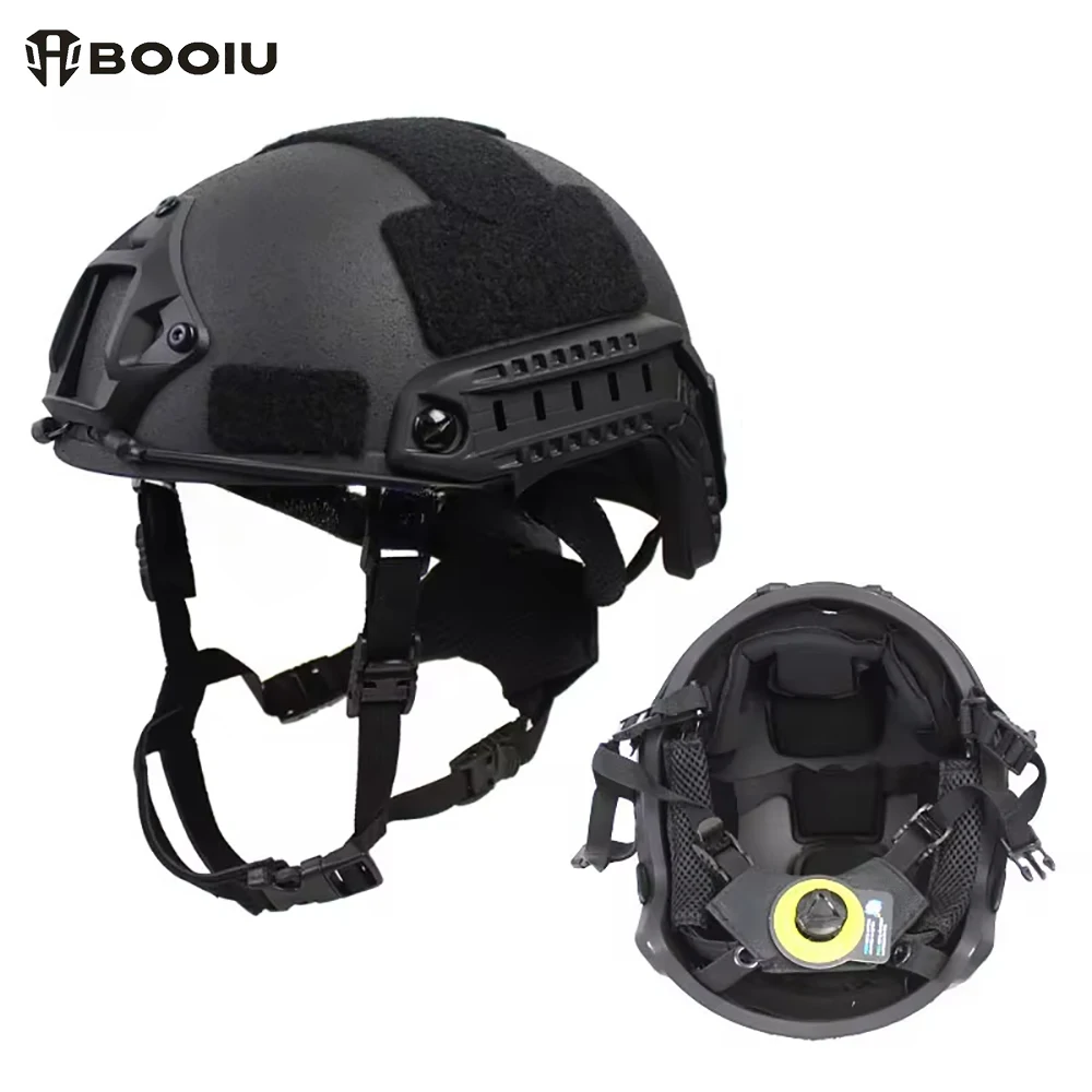 

Тактический шлем BOOIU из стекловолокна, быстрая подвесная накладка Венди MH, баллистический шлем, защитные шлемы для улицы, контрольные шлемы