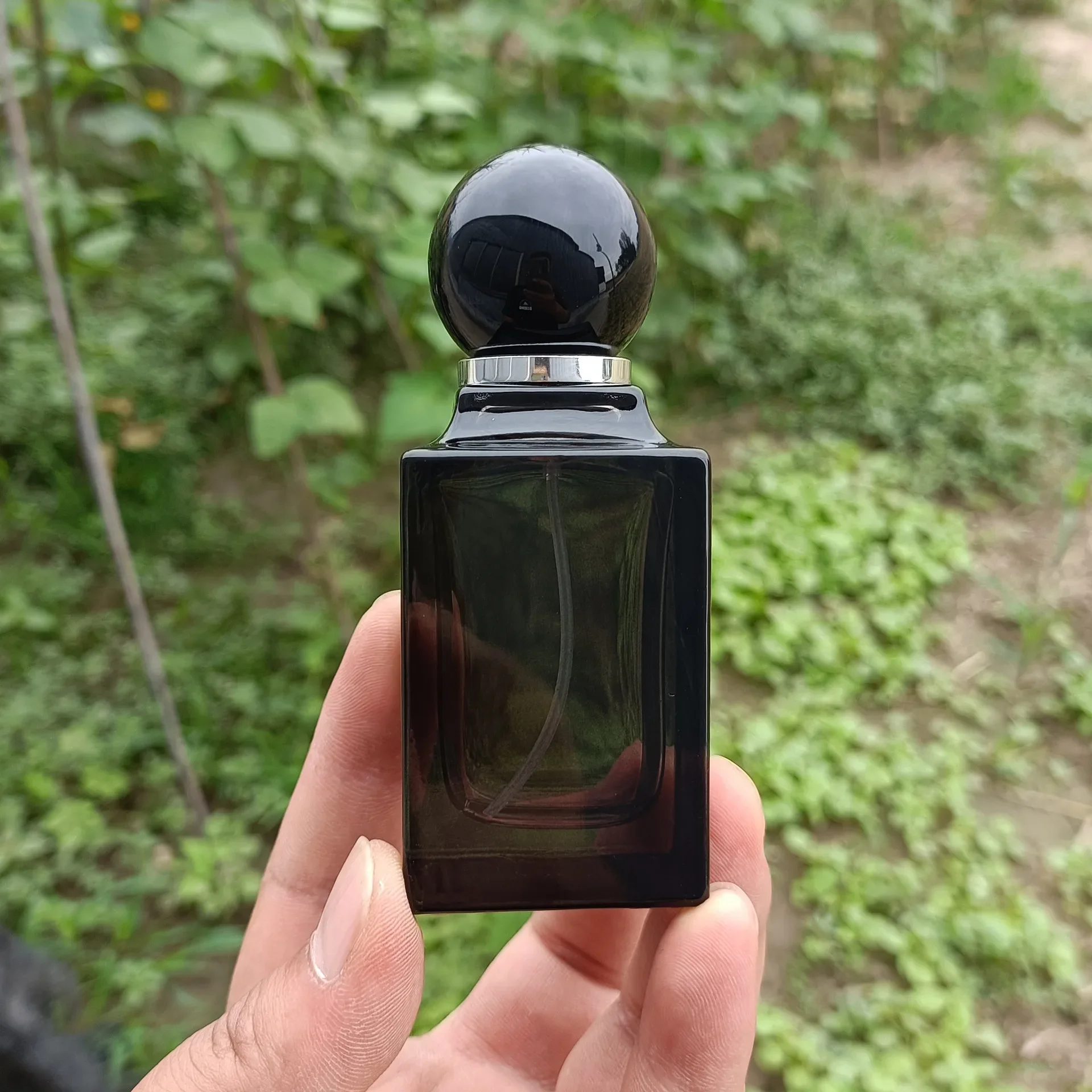 

Perfume Dispenser Bottle 1pc 50ml Glass Perfume Bottle Ultra Fine Spray Empty Bottle Large Capacity Cosmetic Replacement