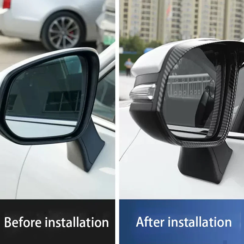 For Toyota Harrier Venza XU80 2020 2022 2024 Rear view mirror rain eyebrow reverse mirror rain shield sunny and rainy shelter