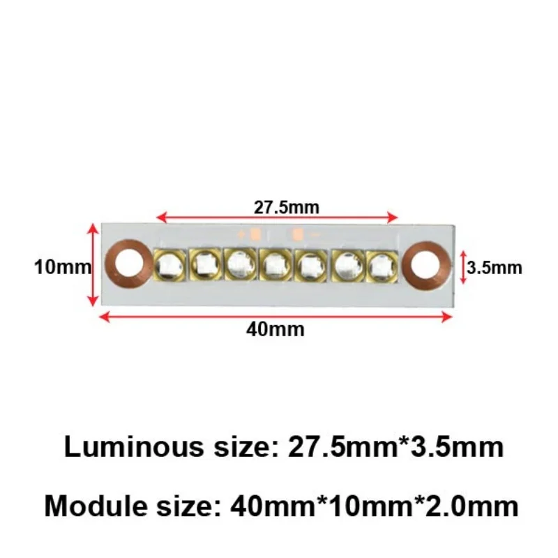 

20W 21W UV Curing Lamp 365nm uv 385nm 395nm 405nm uv led light uv lamp uv led quartz for 3d printer