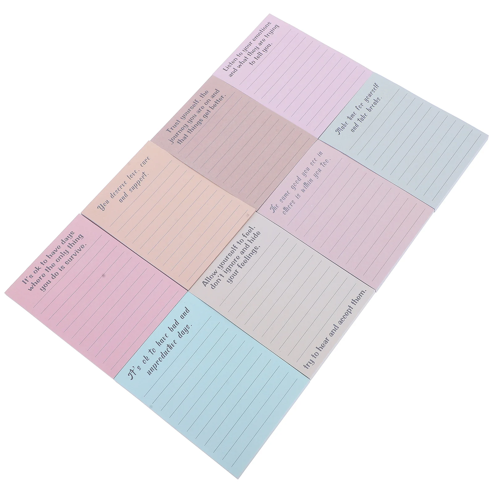 

Self-Stick Note Pads Sticky Memo Sheets Adhesive Notepads For Office School Vintage Style Reminder Notes Cute