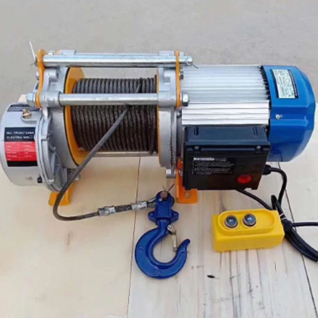 CDK 750-1500kg 100m wire rope electric hoist /electric winch