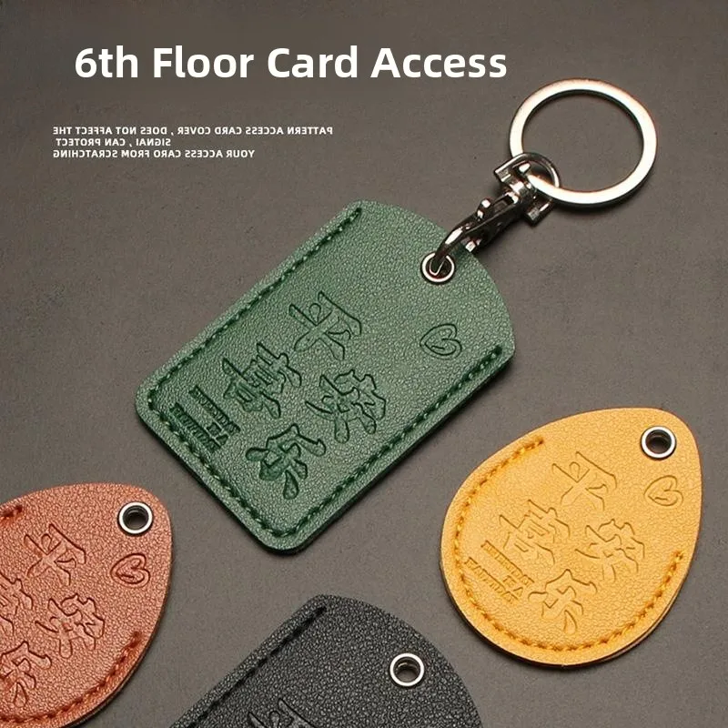 

Rectangular Waterdrop Bus Pass Card Holder Access Control Protective Sleeve for Elevator And Vehicle Smart Card