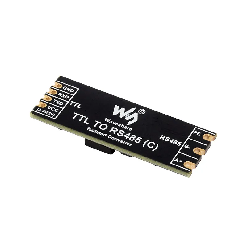 Isolated TTL to RS485 Converter Half Duplex Serial Transceiver Module with Multiple Protection Circuits