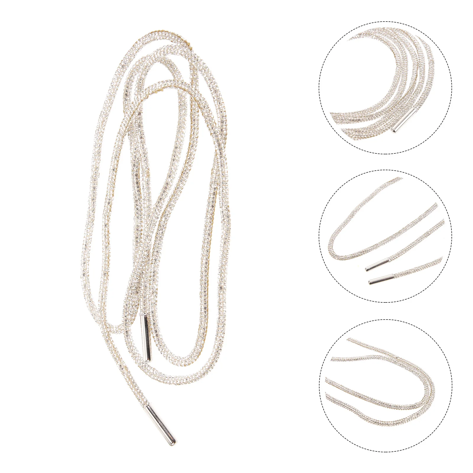 

Crystal Shoelace Laces Adult Rhinestone Trim Rhinestones for Sneakers Rinestone Shoes Aldult Miss