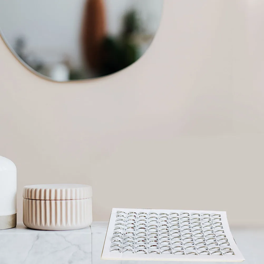 

5Pcs Jewelry Organizer Insert Sponge Pad Ring Holder Display Mat Multi-Slot Earring Display Tray Sponge Jewelry Insert Liner