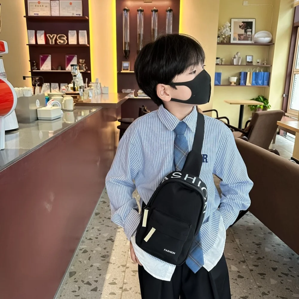 Letter Printed Bag Kid-Friendly Children'S Crossbody Bag Kids Shoulder Bag Lightweight For Daily Outings Preschool Sports