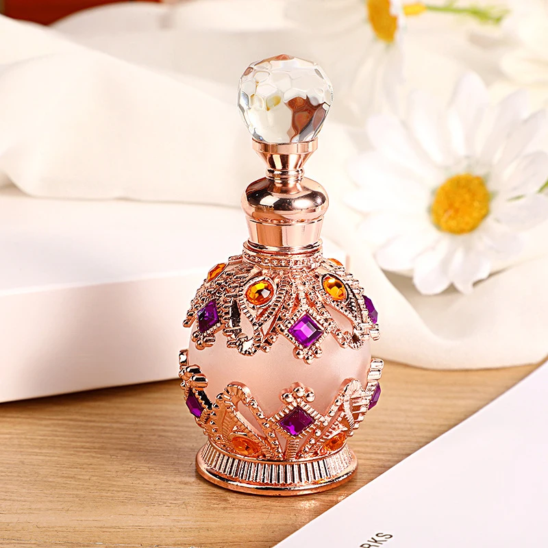 1PCS Luxus Parfüm Flasche Ätherisches Öl Flasche 15ml Leere Flasche Lagerung Flasche Geschenk Glas Parfüm Flasche Tragbare flaschen – Detail 15