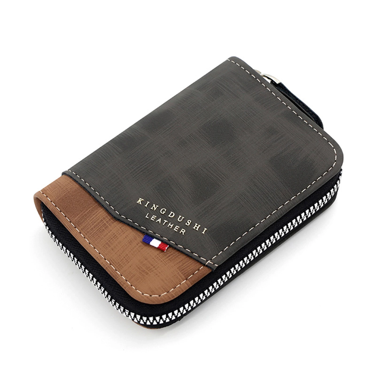 Business Credit Card Holder Fold Accordion Style Full Zip Zip Securitys Card Bag For Adult Teens